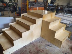 box steps,box treads,box stage steps,box,staging treads,ply steps,