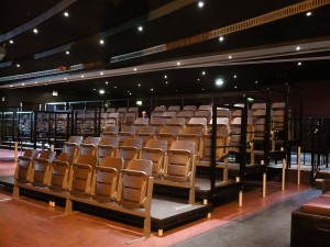 Stage, staging, deck, decking, Maltbury, portable staging, Metrodeck, Steeldeck 7.5, religion, church, seating tiers, choir tiers, The Forum, Kentish Town
